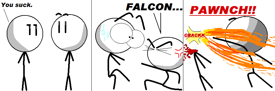 4: FALCOOON... PAWNCH!!