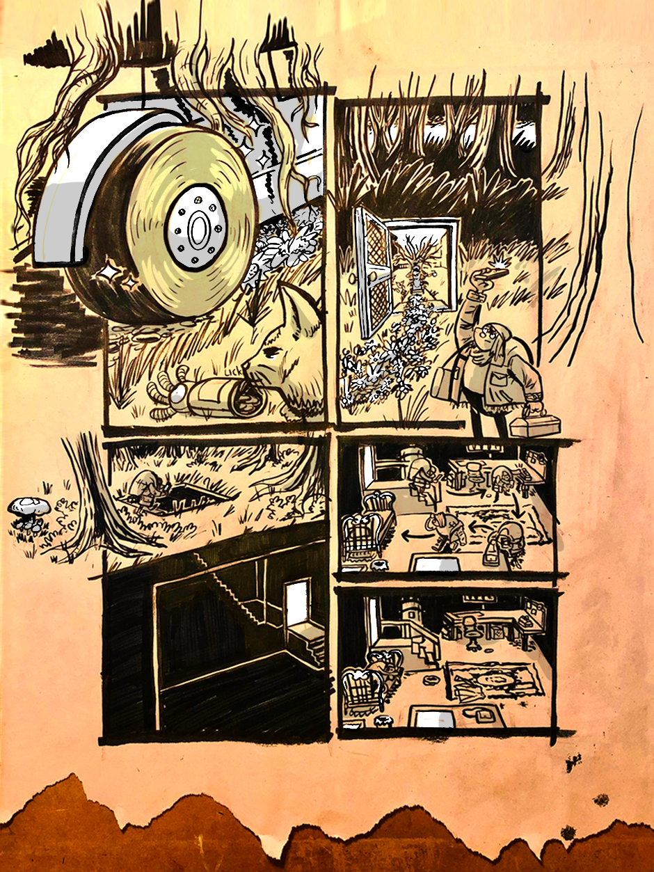 Crimson leaves//Eye Contact page 8