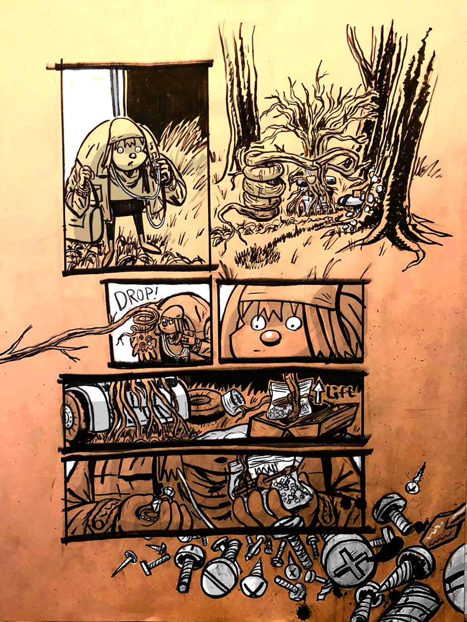 Crimson leaves//Eye Contact page 7