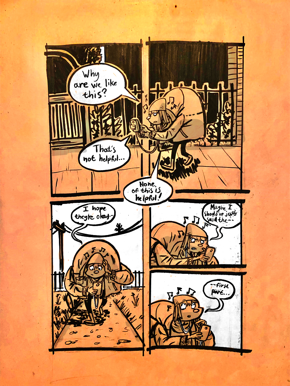 Crimson leaves//Eye Contact page 4