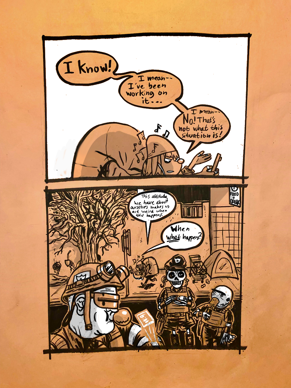 Crimson leaves//Eye Contact page 2