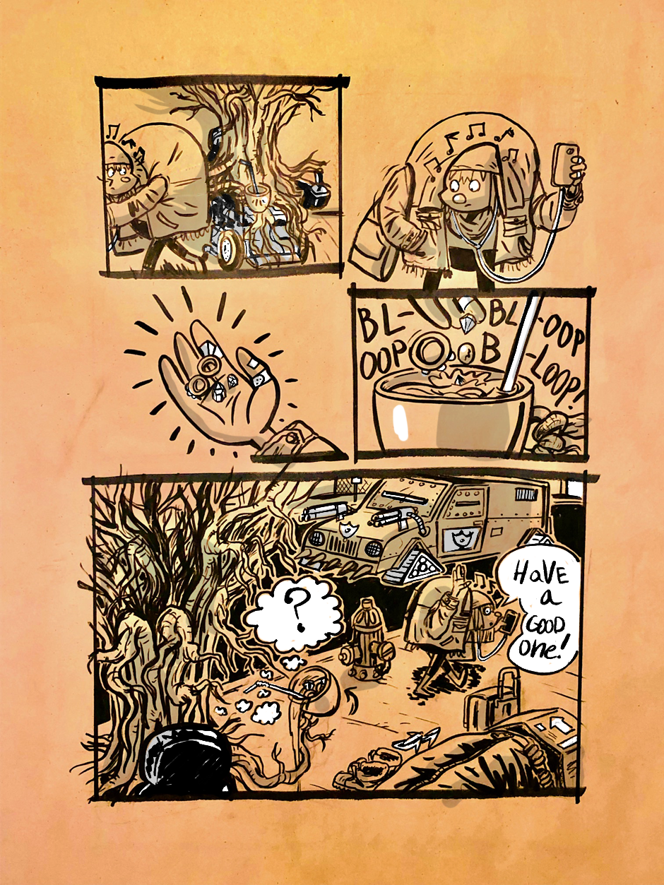 Crimson leaves//Eye Contact page 3