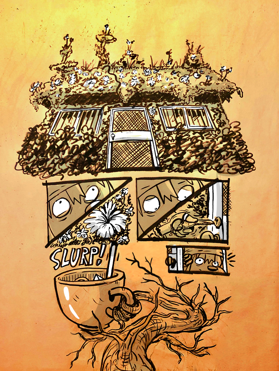 Crimson leaves//Eye Contact page 5