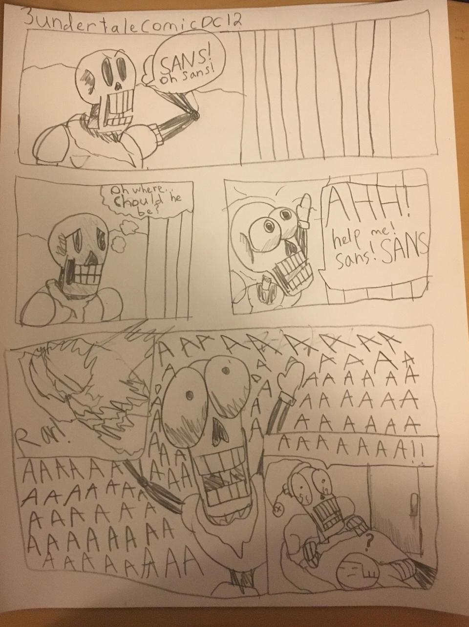 Papyrus’s first nightmare 