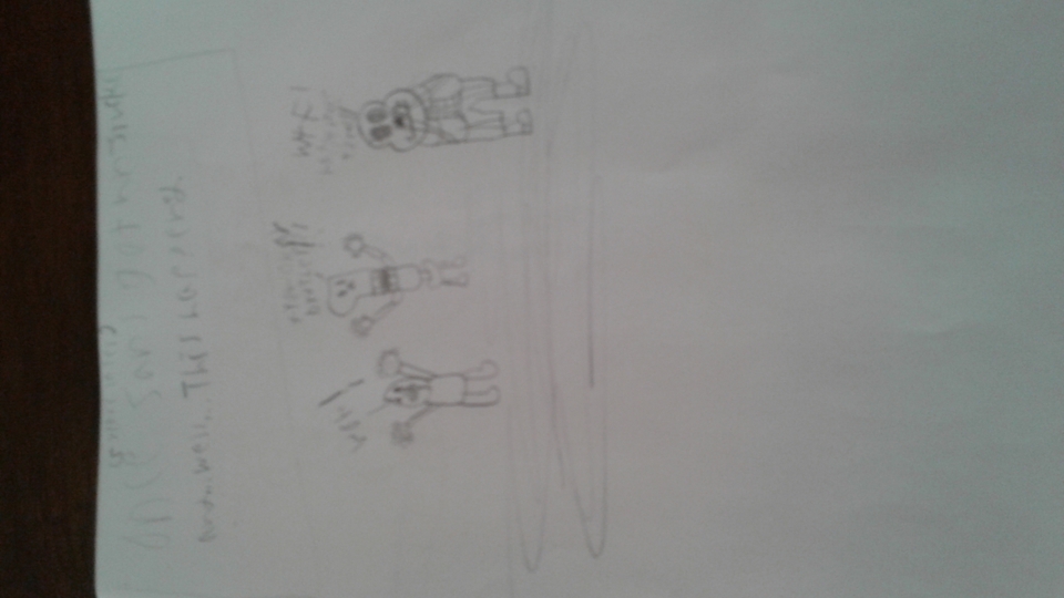 (5 years later) once sans got un stuck and well this happened