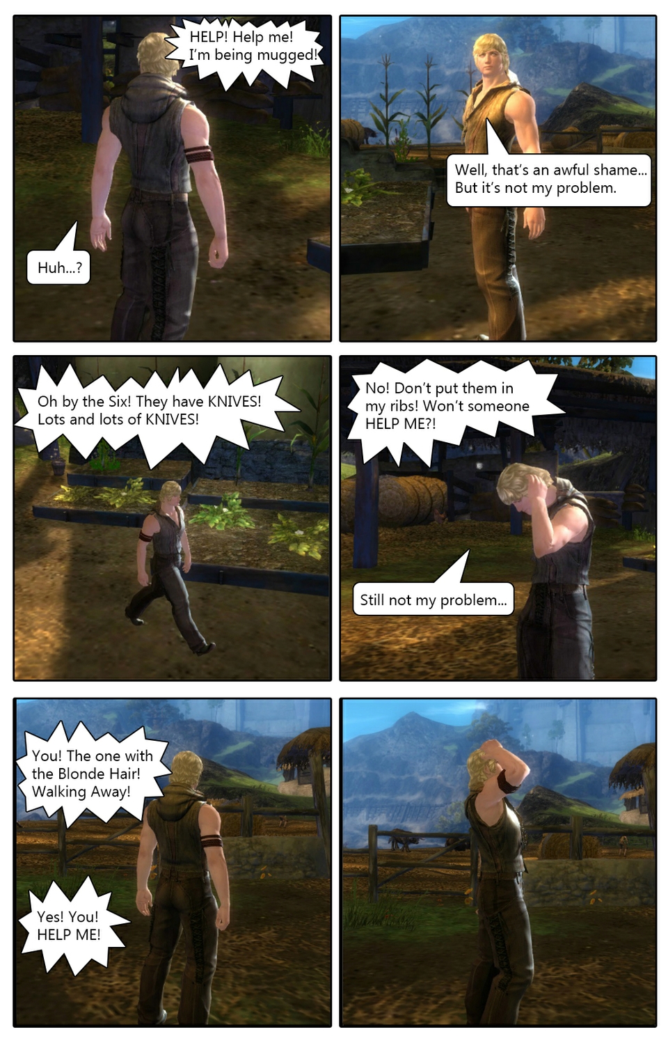 Satirical Seraph - 001 - Not my problem!