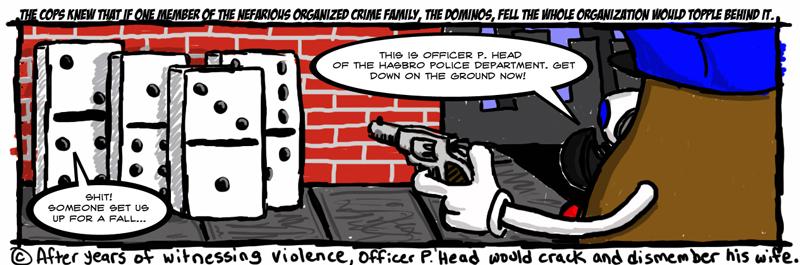 I blame working the mystery section at my bookstore for all the crime comics