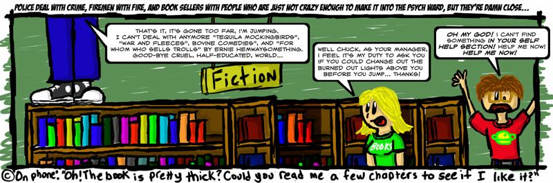 books, books, everywhere and not a word to read...