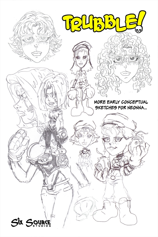 Conceptual Sketches: Neonna early Designs