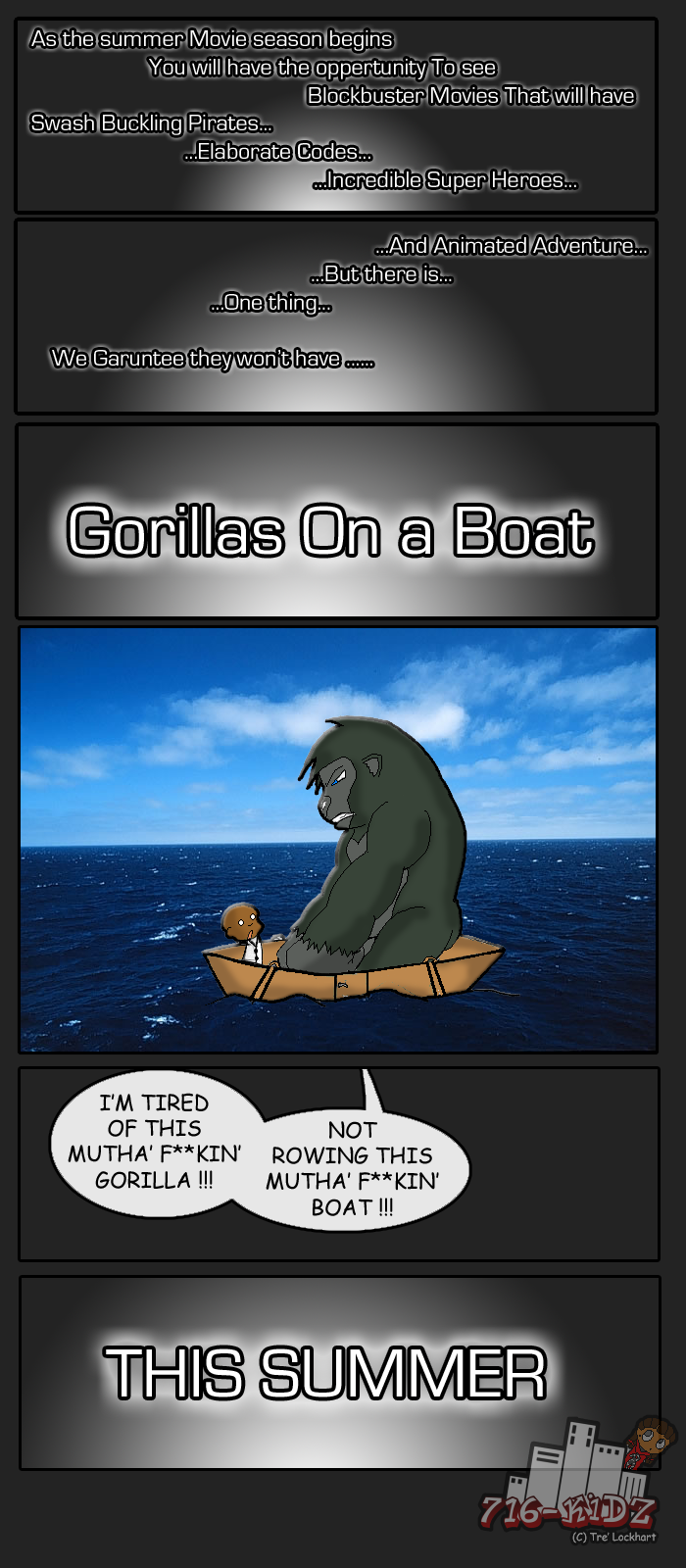 #7 Gorillas On A Boat