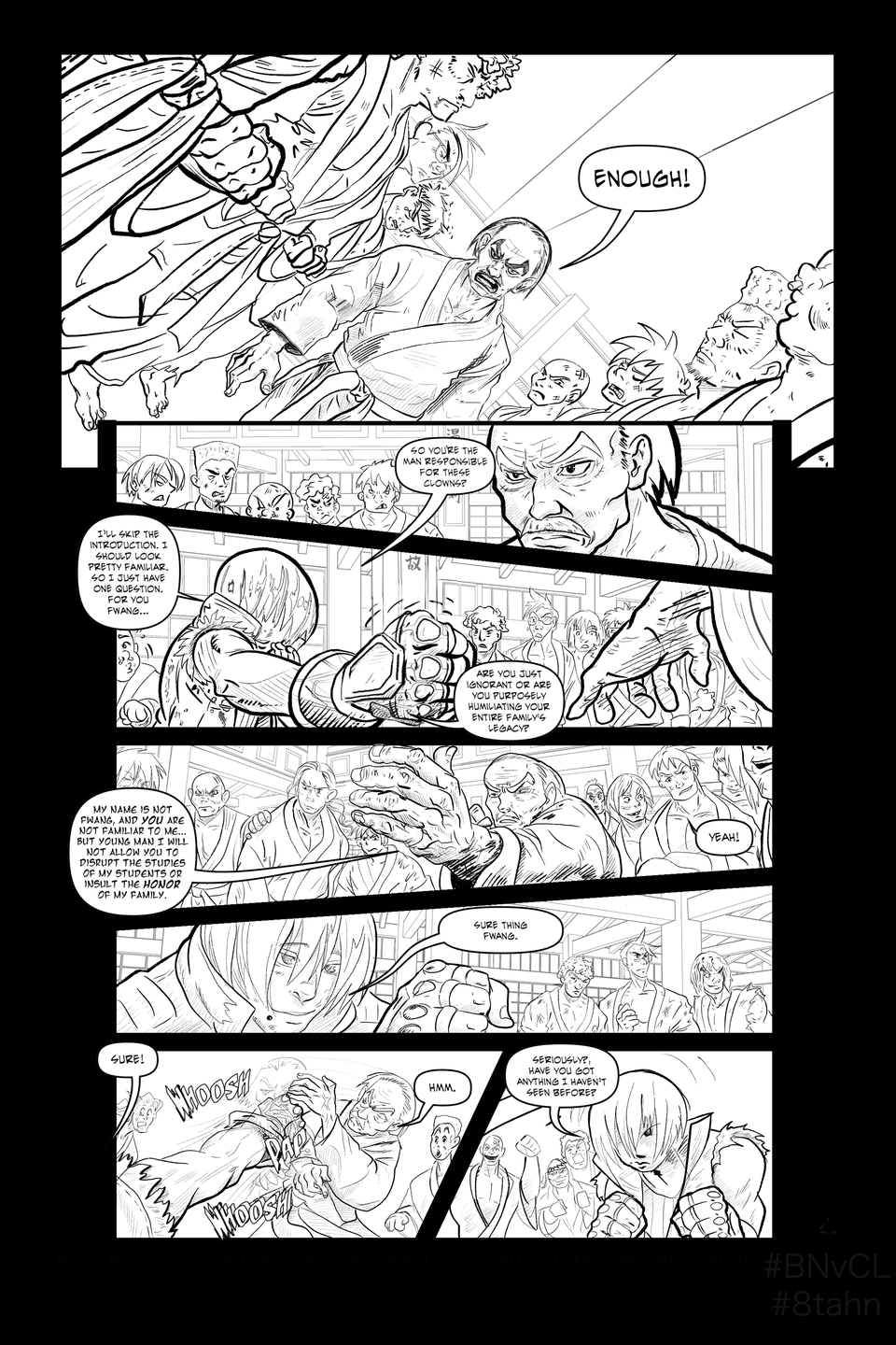 8tahn's BRUCE NORRIS VS CHUCK LEE #1, page 4