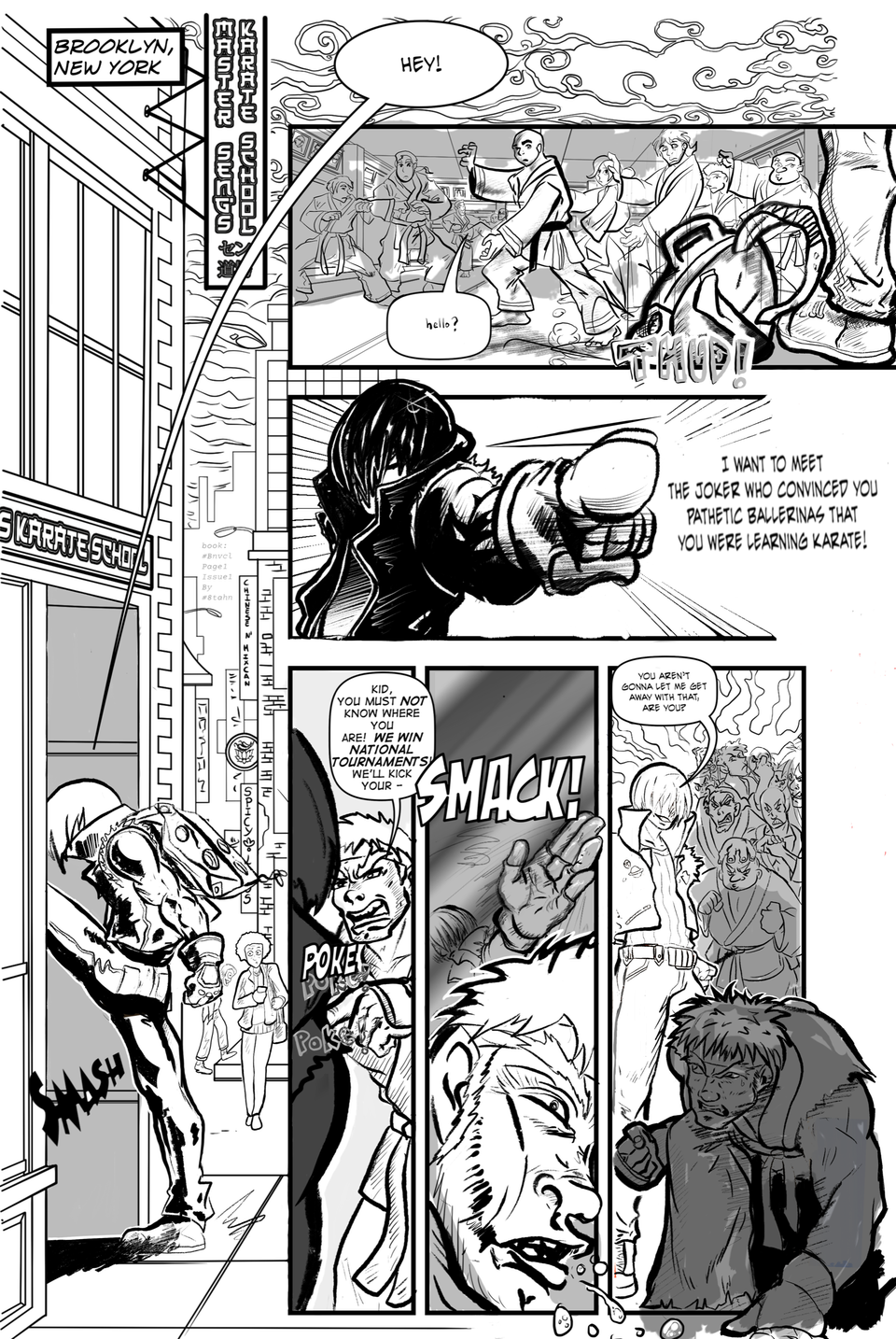 8tahn's BRUCE NORRIS VS CHUCK LEE #1, page 1