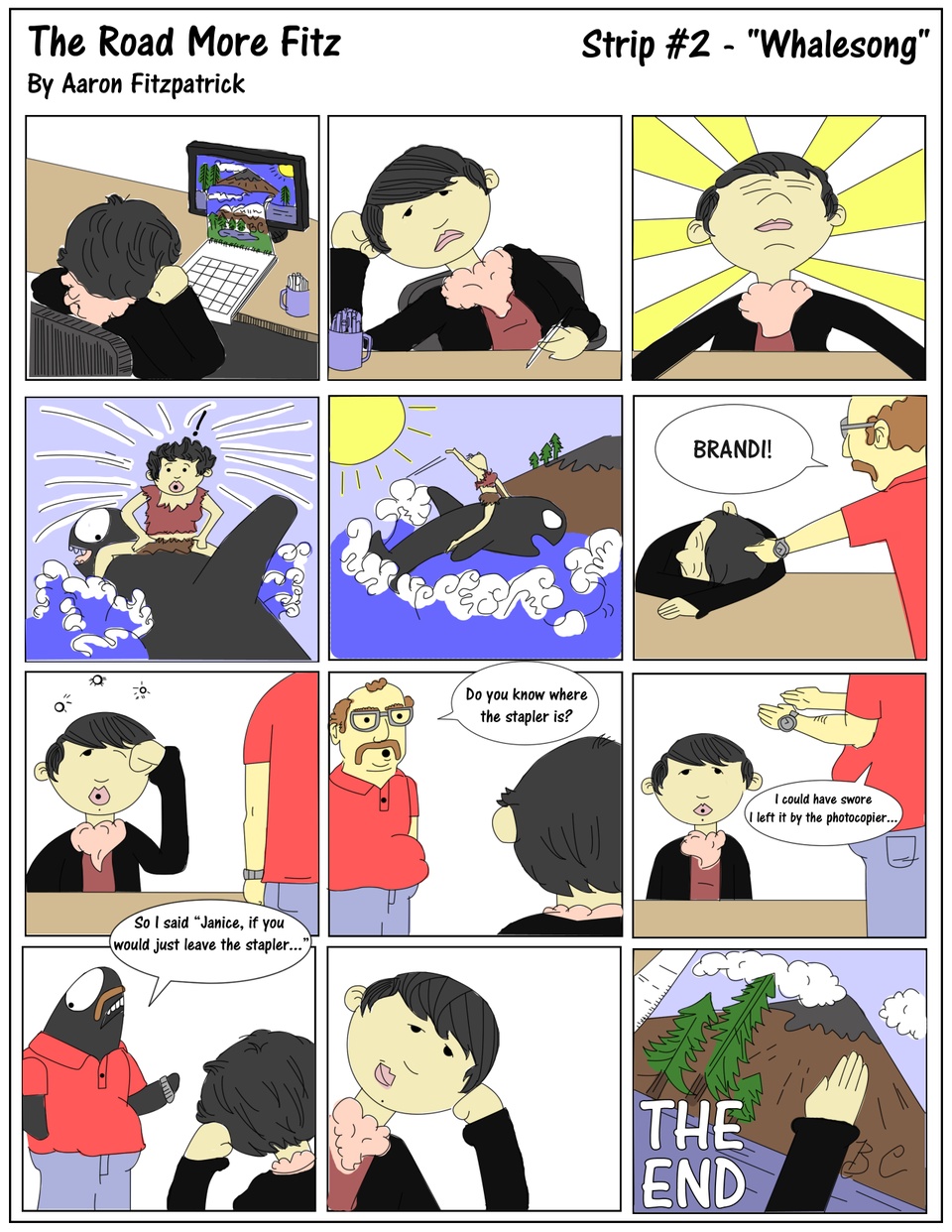 Strip #2:  "Whalesong'