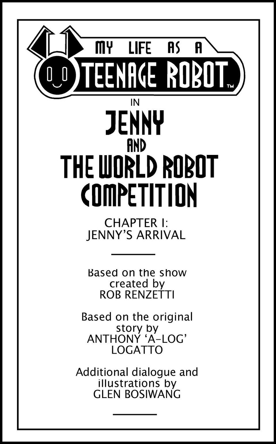 Chapter 1: Jenny's Arrival - Cover Page