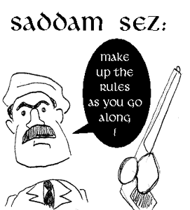 Saddam sez