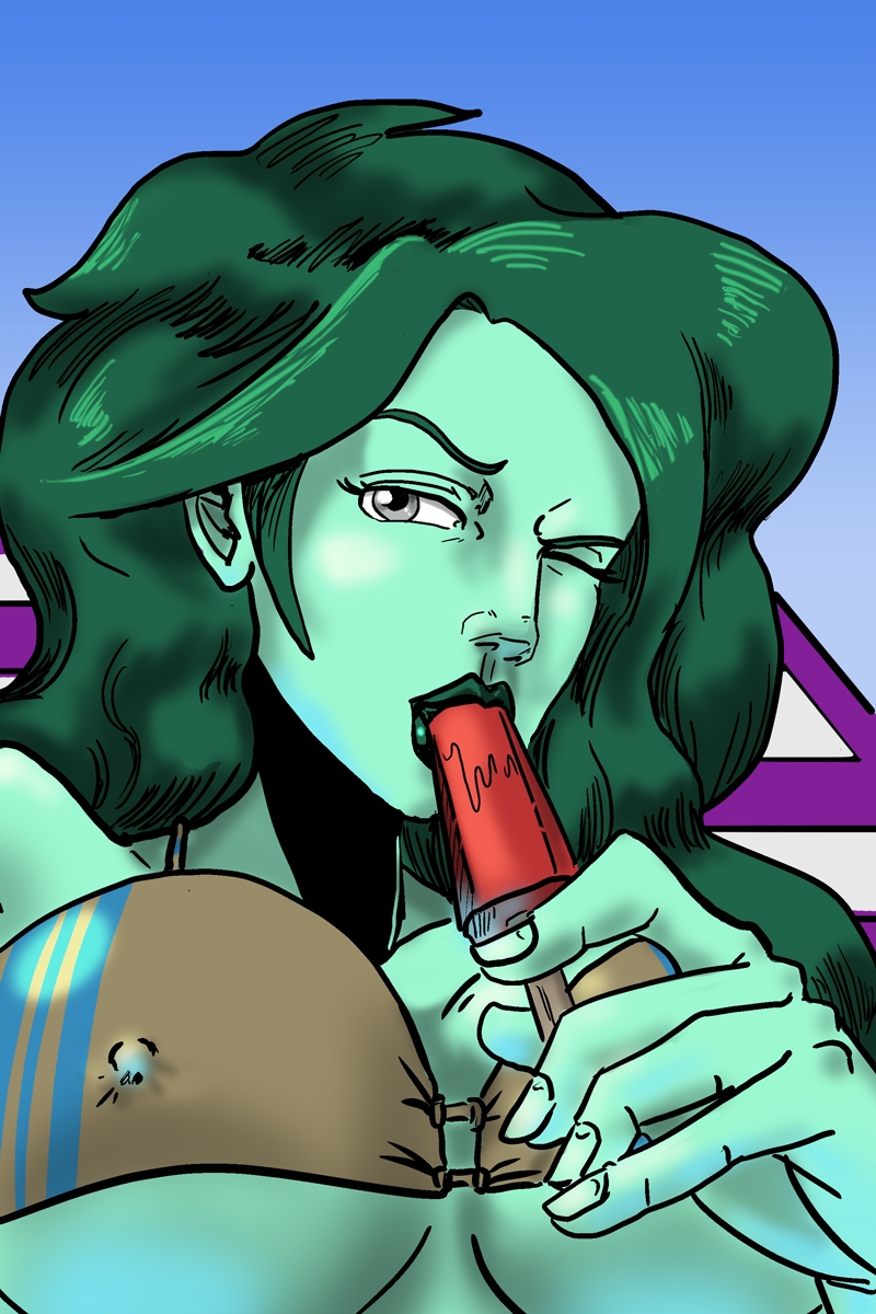 HA # 4 : Popsicle (pin-up by fukujinzuke)