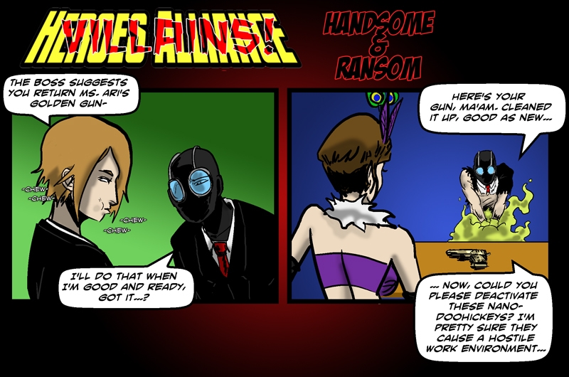 Handsome and Ransom: Strip 1