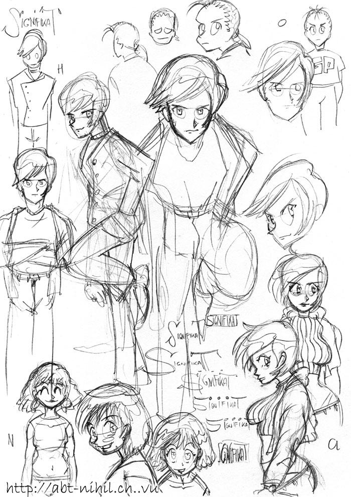 Character sketches 1