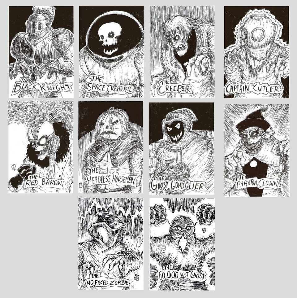 Scooby Doo Sketch Cards