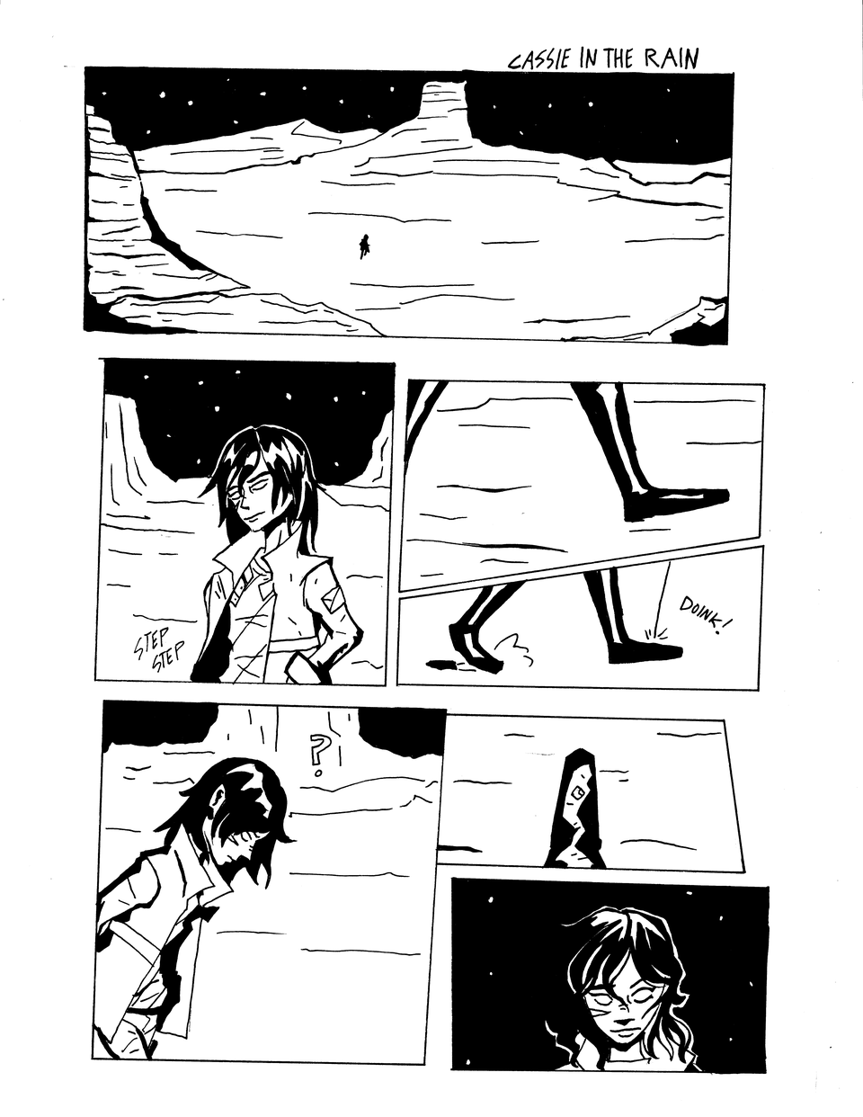 Cassie in the Rain Page 1