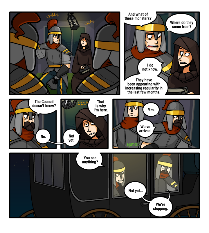 Chapter I: Page 3: Arrival at the Destination