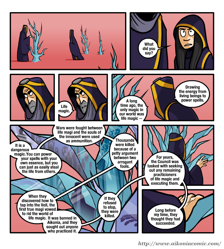 Chapter III, Page 31: What is life magic?