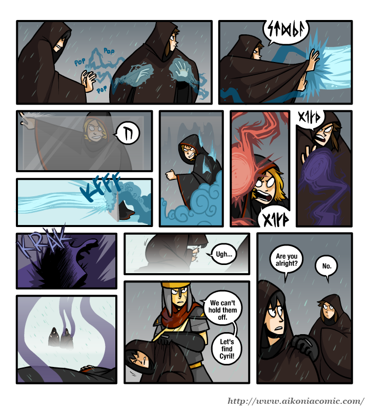 Chapter III, Page 38: Battle of the Mages