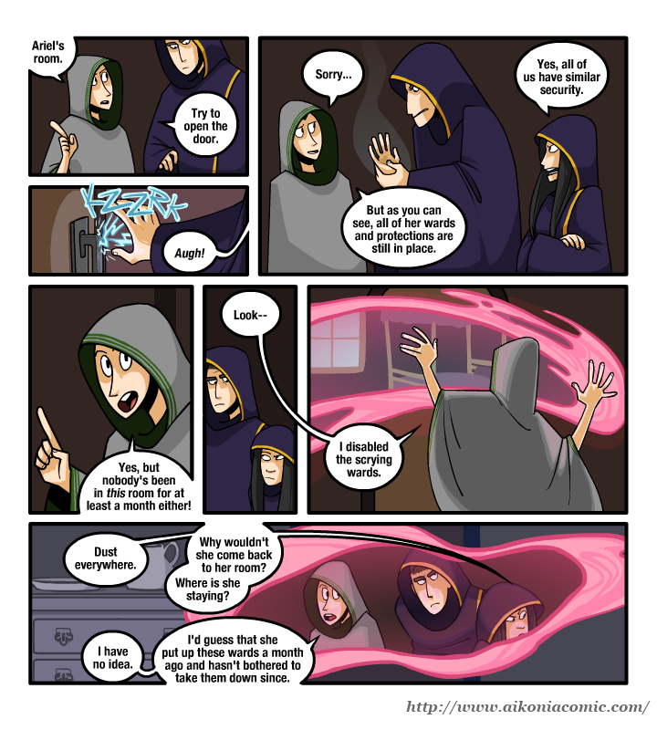 Chapter II: Page 6: Investigating Ariel's Chambers