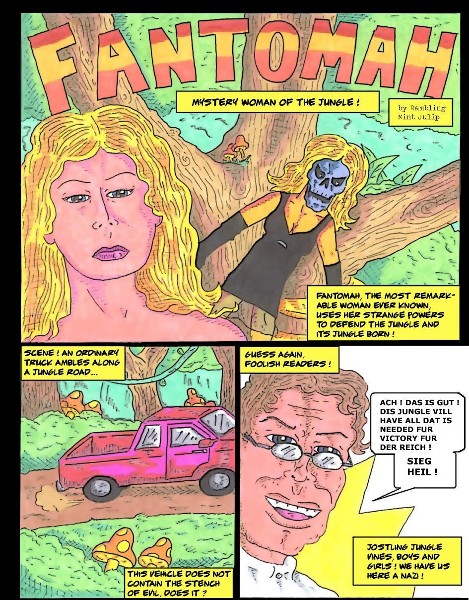 Public Domain Funnies Page 8 (Fantomah vs. The Third Reich)