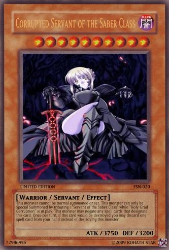 Filler - Yugioh card maker + Fate/Stay Night = EPIC!!!