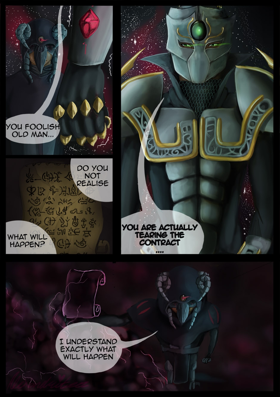 In the name of the creator: prologue, page 2