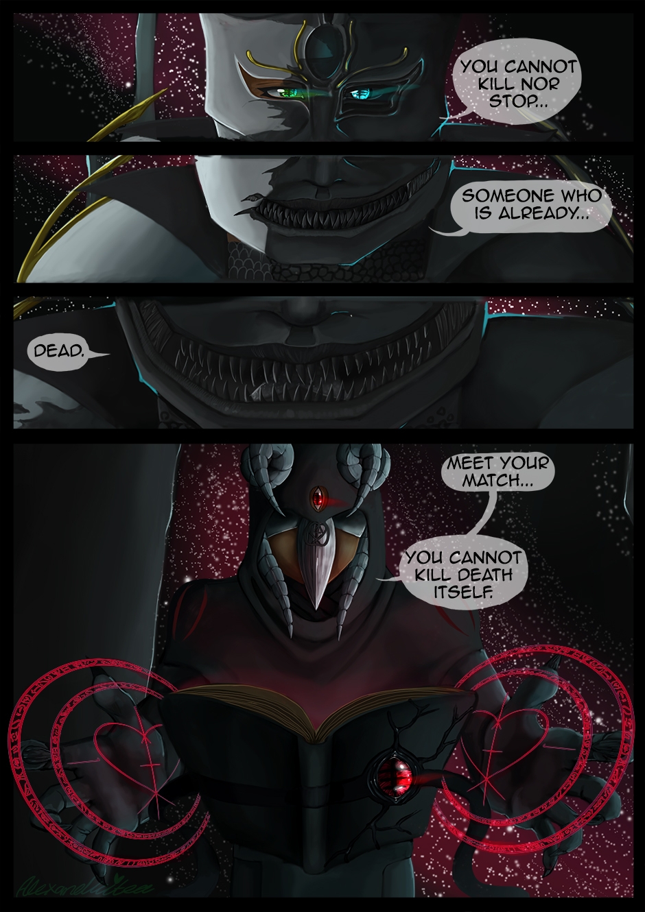 In the name of the creator: prologue, page 7