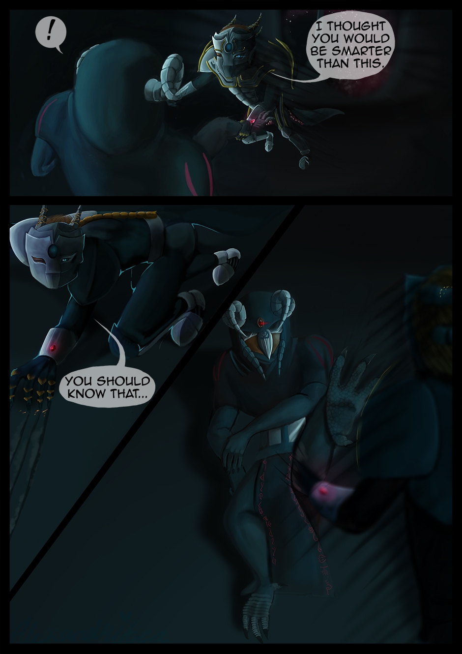 In the name of the creator: prologue, page 6