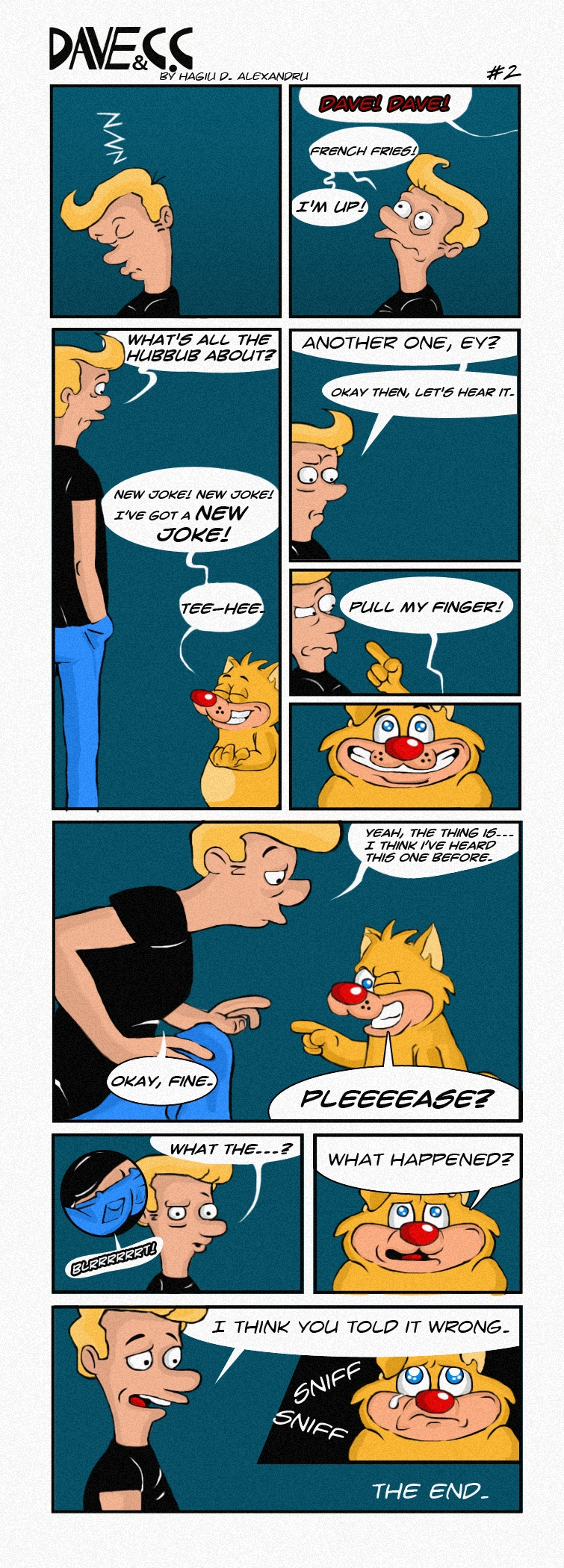 Dave and Captain Cool Shorts #2 - Pull My Finger!