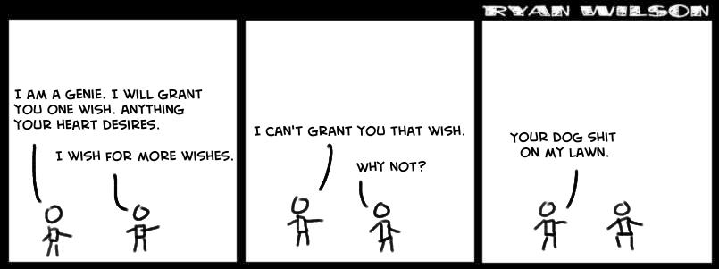 Wilson- 195- Genie Wish (alternate ending)