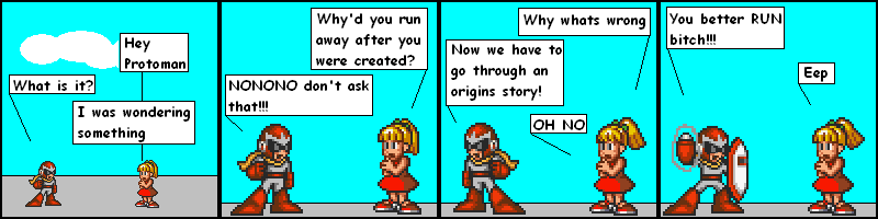 #3: Protoman hates origins
