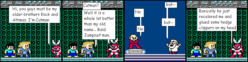 #29: The origin of the Robot Masters- Bald Jumpsuitman