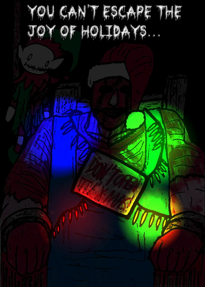 You can't escape the joy of holidays...