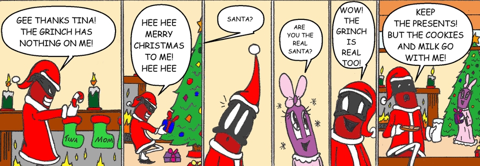 Robber Bean Christmas Eve