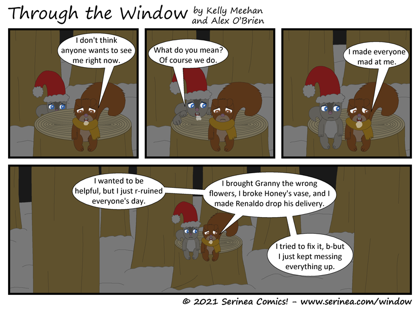 Page #307: "I don't think anyone wants to see me." (Our Friend)