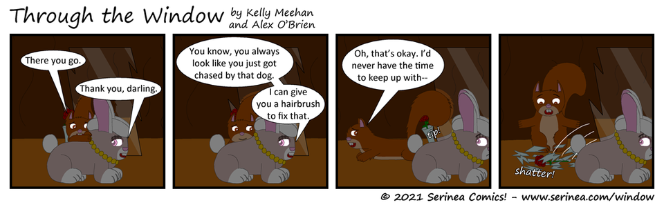 Page #300: "You look like you got chased by that dog." (Our Friend)