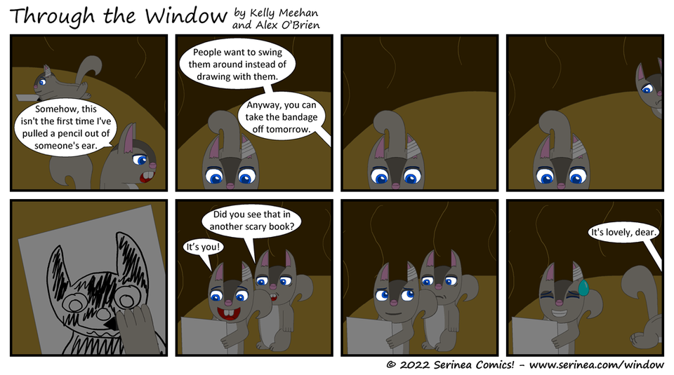 Page #368: "Did you see that in another scary book?" (Doctor Visit)
