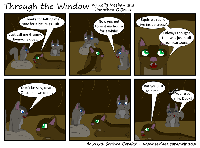 Page #256: "You're so silly, Dook!" (Through the Window)
