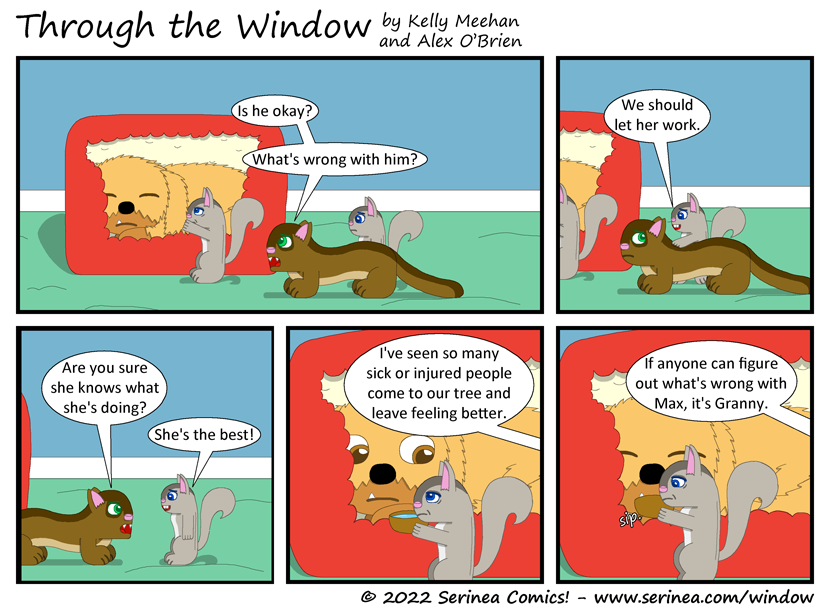 Page #394: "What's wrong with him?" (Max)