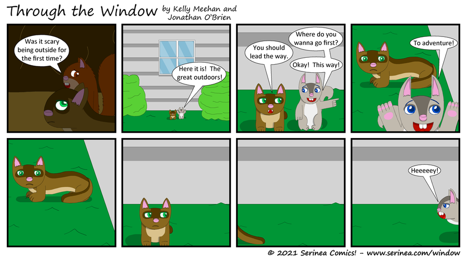 Page #270: "To adventure!" (Through the Window)