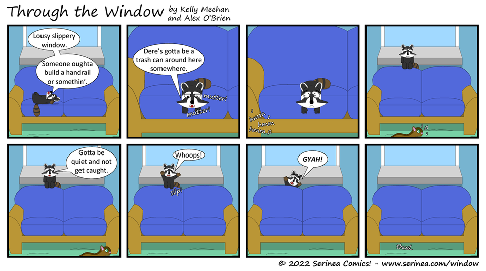 Page #355: "Whoops!" (Trash Bin Heist)