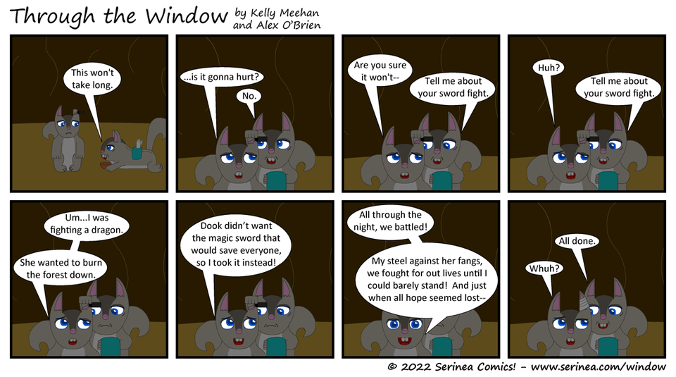 Page #367: "She wanted to burn the forest down." (Doctor Visit)