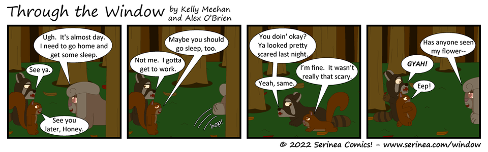 Page #389: "Ya looked pretty scared." (Chessie's Campfire Chronicles)