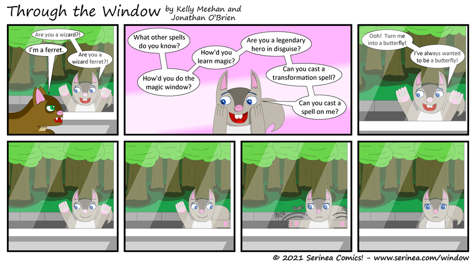 Page #263: "Are you a wizard?!" (Through the Window)