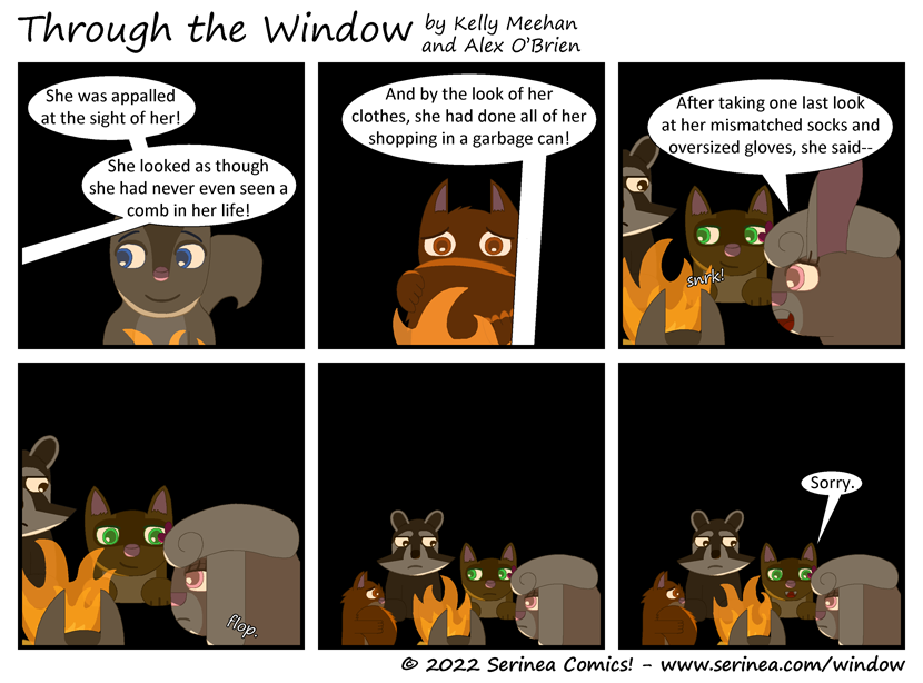 Page #383: "She was appalled at the sight of her!" (Chessie's Campfire Chronicles)